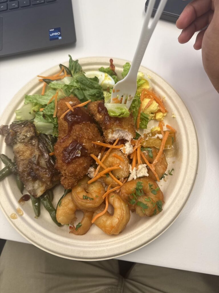 My first j*b has a personal chef... what do yall think