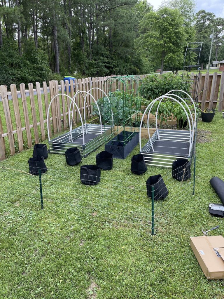 Decided to expand the garden! Decided to expand the garden!
