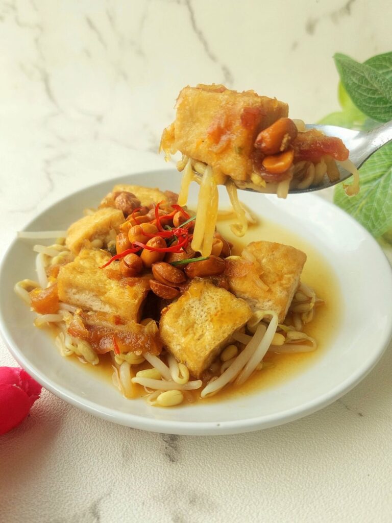 Spicy Tofu With Peanut Topping