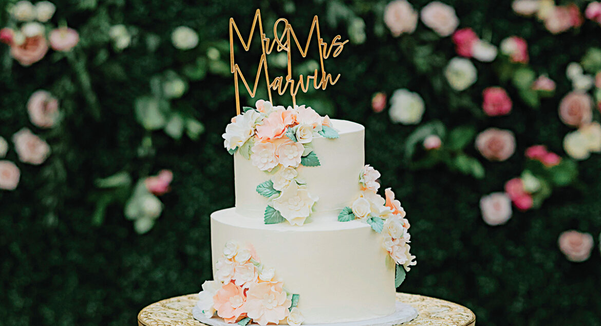 Five Colorful Wedding Cakes for 2023 Five Colorful Wedding Cakes for 2023