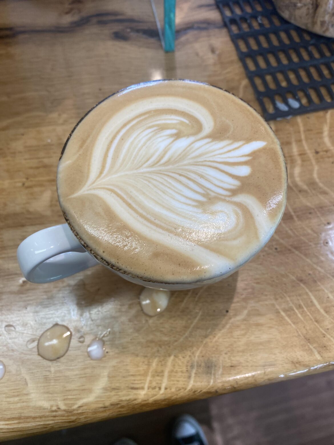 Rip coffee art