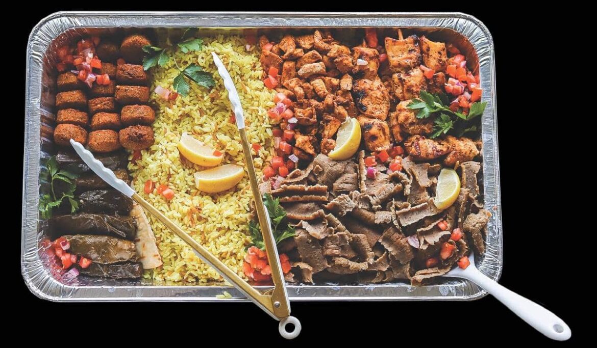 The Greek Feast tray.