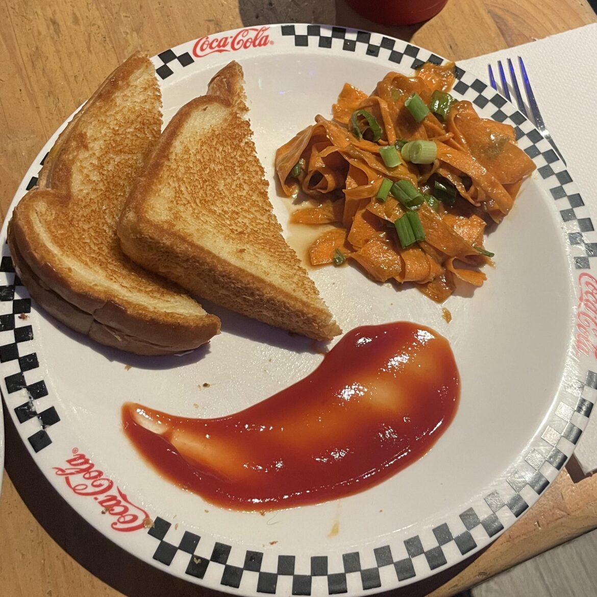 sometimes my BF works late shifts and I make him “fancy midnight snack” for when he gets home