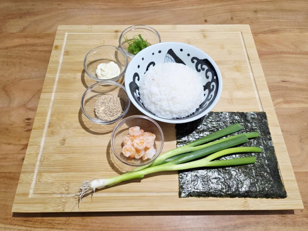 I made mediocre onigiri