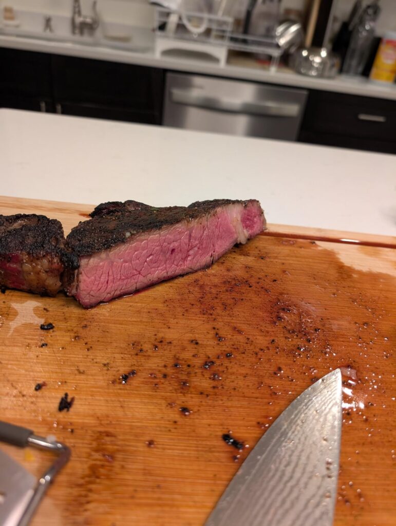 Pellet grills make some pretty great steak