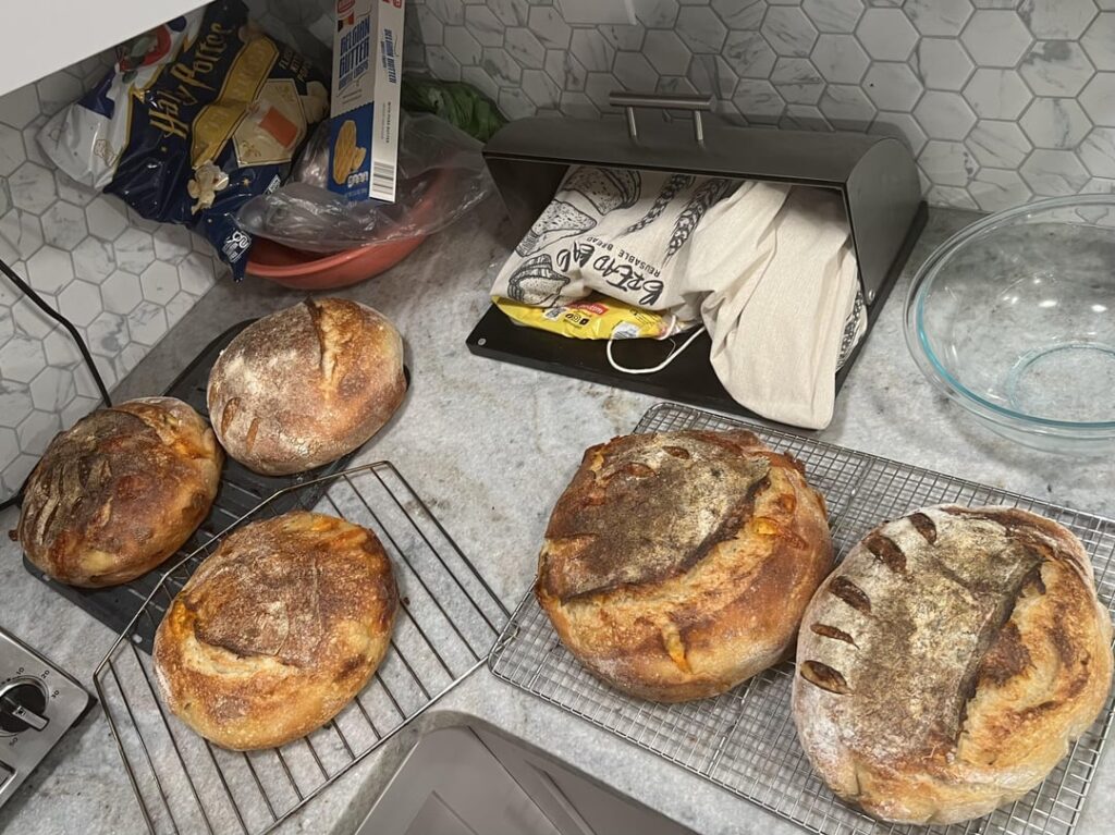 I made 5 loaves for my son’s teachers, and I’m so proud 😅