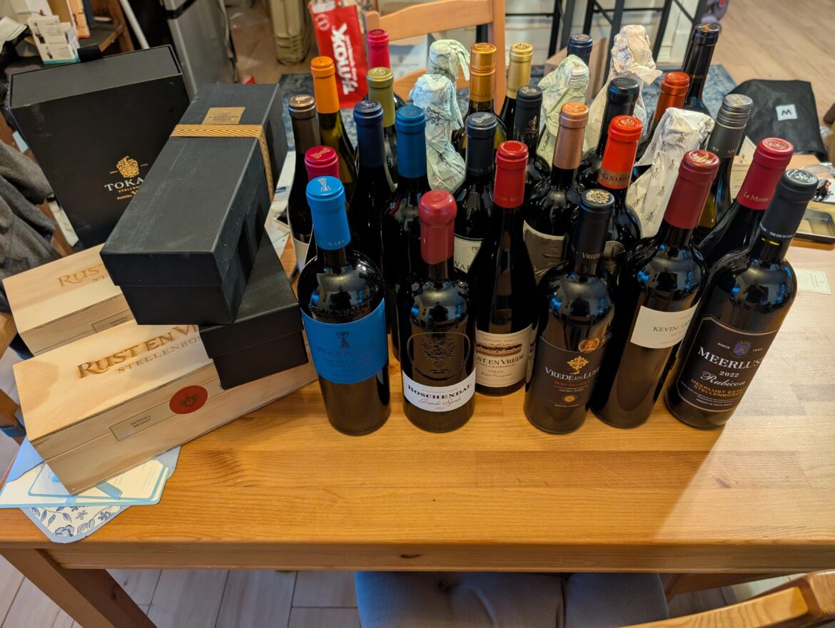 My haul back from a recent trip to South Africa. Any tips on storage in hot and humid Florida? This greatly exceeds the capacity of my fridge