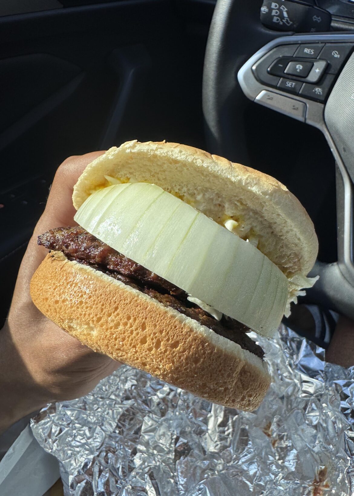 Burger I got from cookout