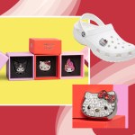 crocs x hello kitty swarovski crystal jibbitz charms, crocs x hello kitty & friends scarovski crystal jibbitz charms, crocs x hello kitty collab