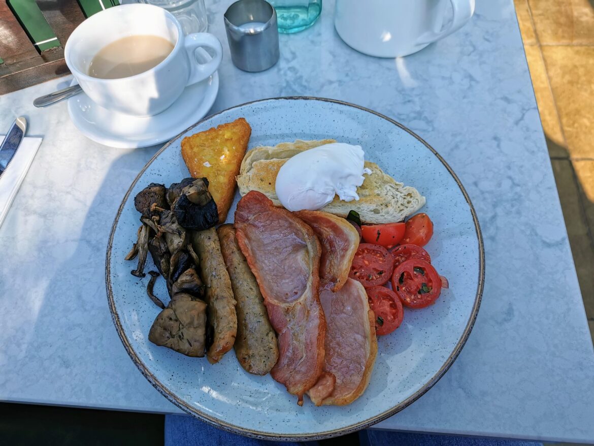 Joni's, Sheffield £14.50. Nice but a bit posh for me. No beans.