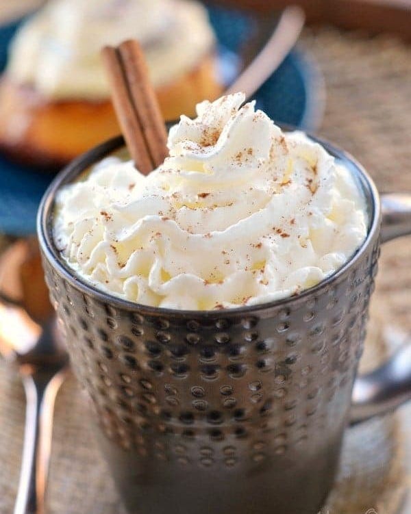 slow cooker spiced white hot chocolate recipe