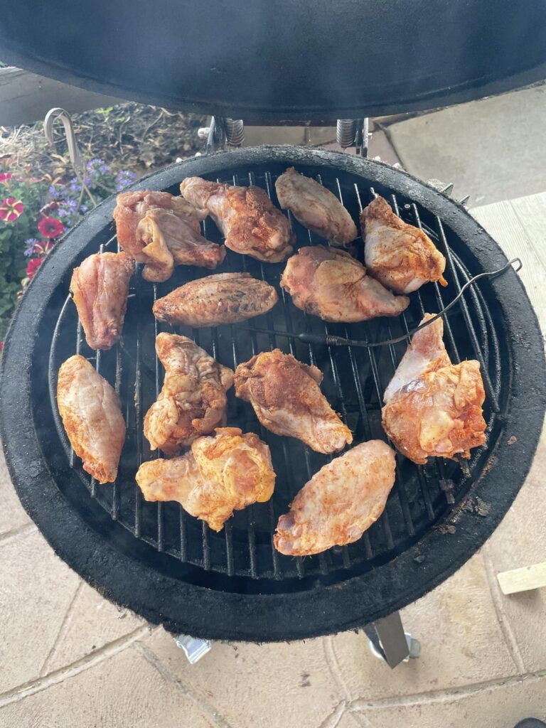 First time wings on the Joe Jr