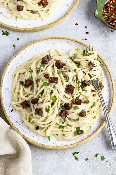 Vegan Carbonara Pasta