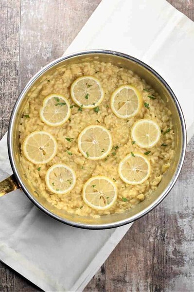 Vegan Italian Recipes - Lemon Risotto