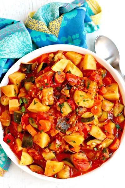 Zucchini Stew with Potatoes