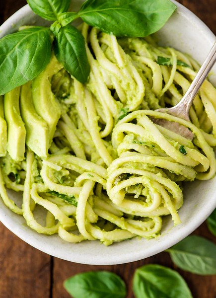 Avocado pasta sauce