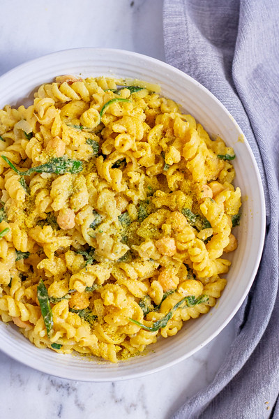 Chickpea Florentine Pasta