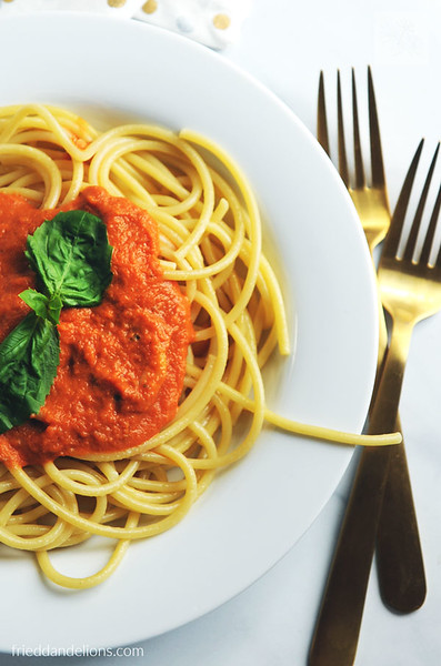 Pasta with Vegan Vodka Sauce