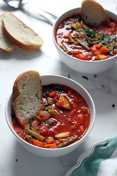 Vegan Italian Recipes - Minestrone Soup