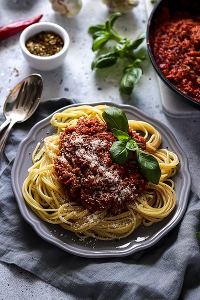 Vegan Bolognese Pasta