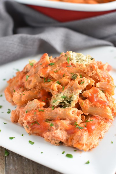 Vegan baked ziti