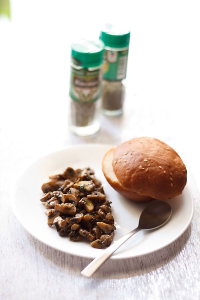 Italian Garlic Mushrooms