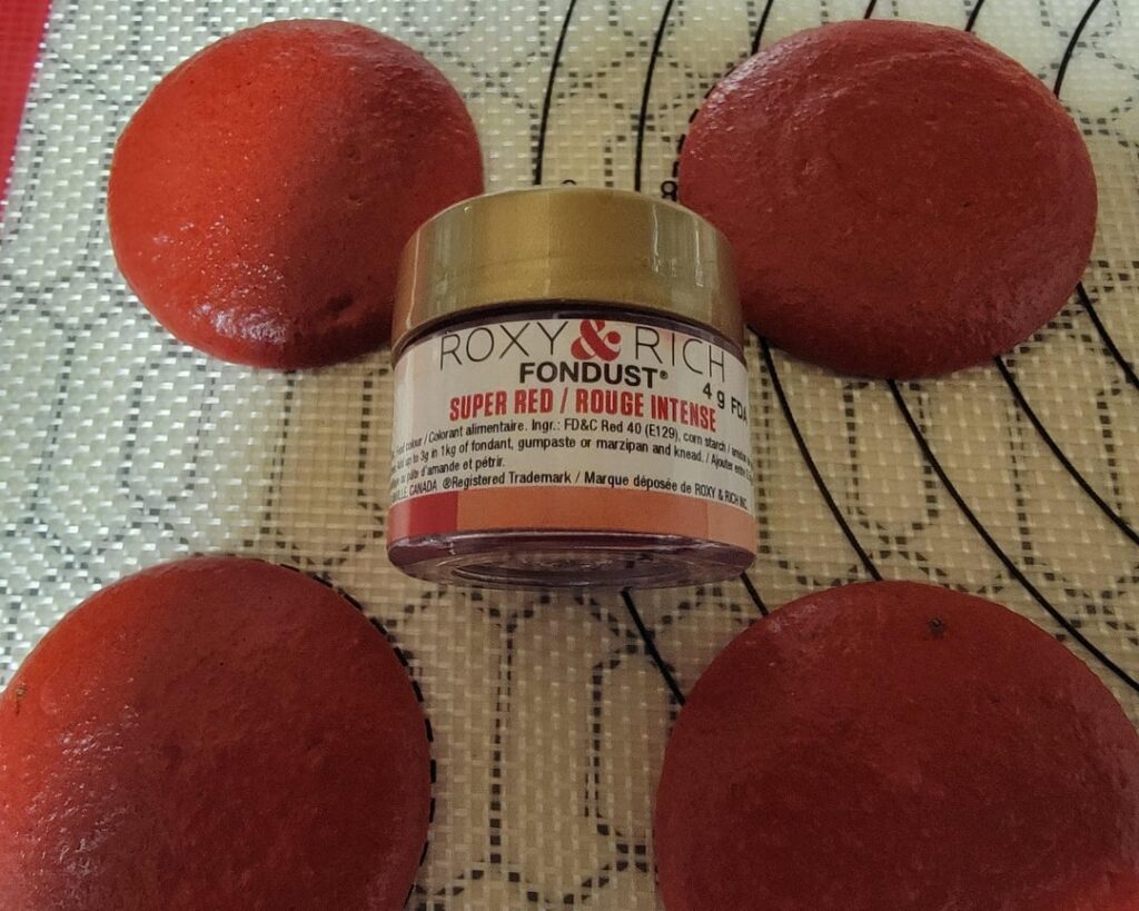 Powder food coloring.