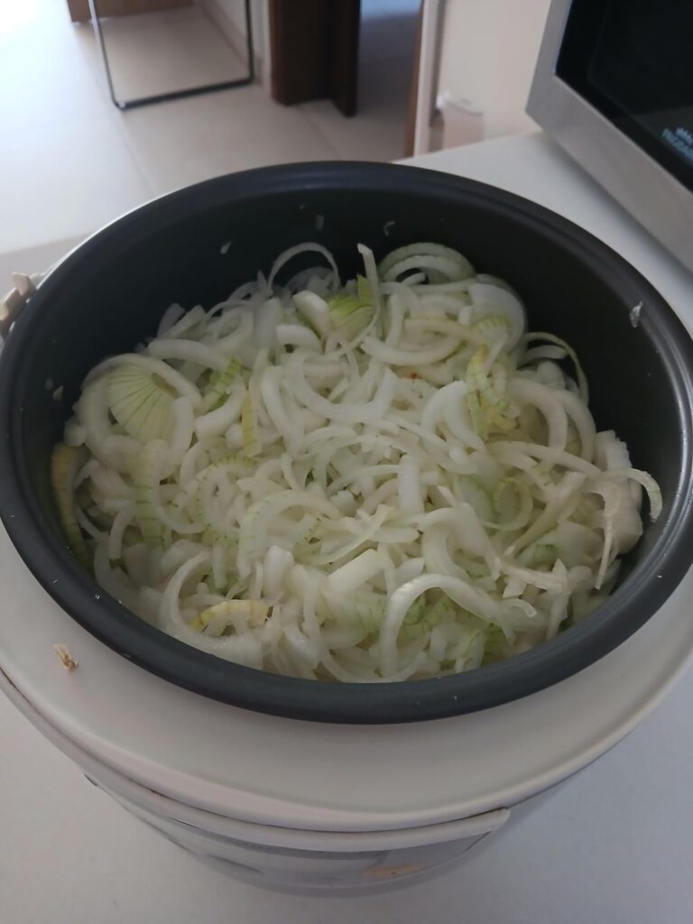 2 kilos caramelized. They kinda refused to go more brown