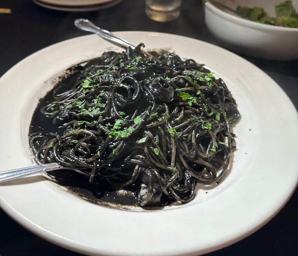Pasta with Squid Ink Sauce