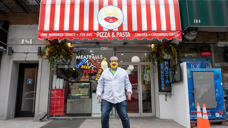 Pasta by Hudson storefront with founder Brandon Fay