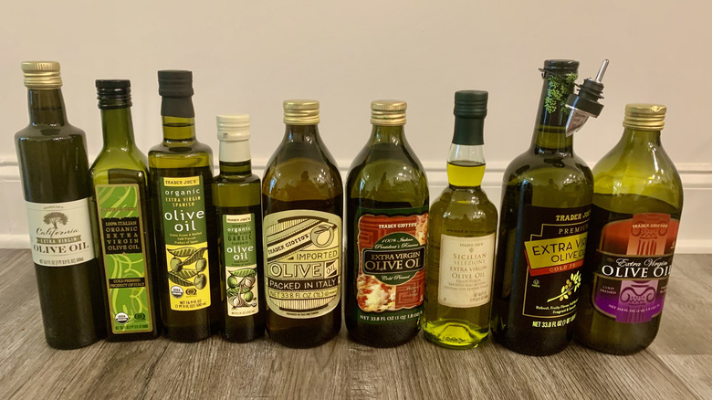 trader joe's olive oil collection