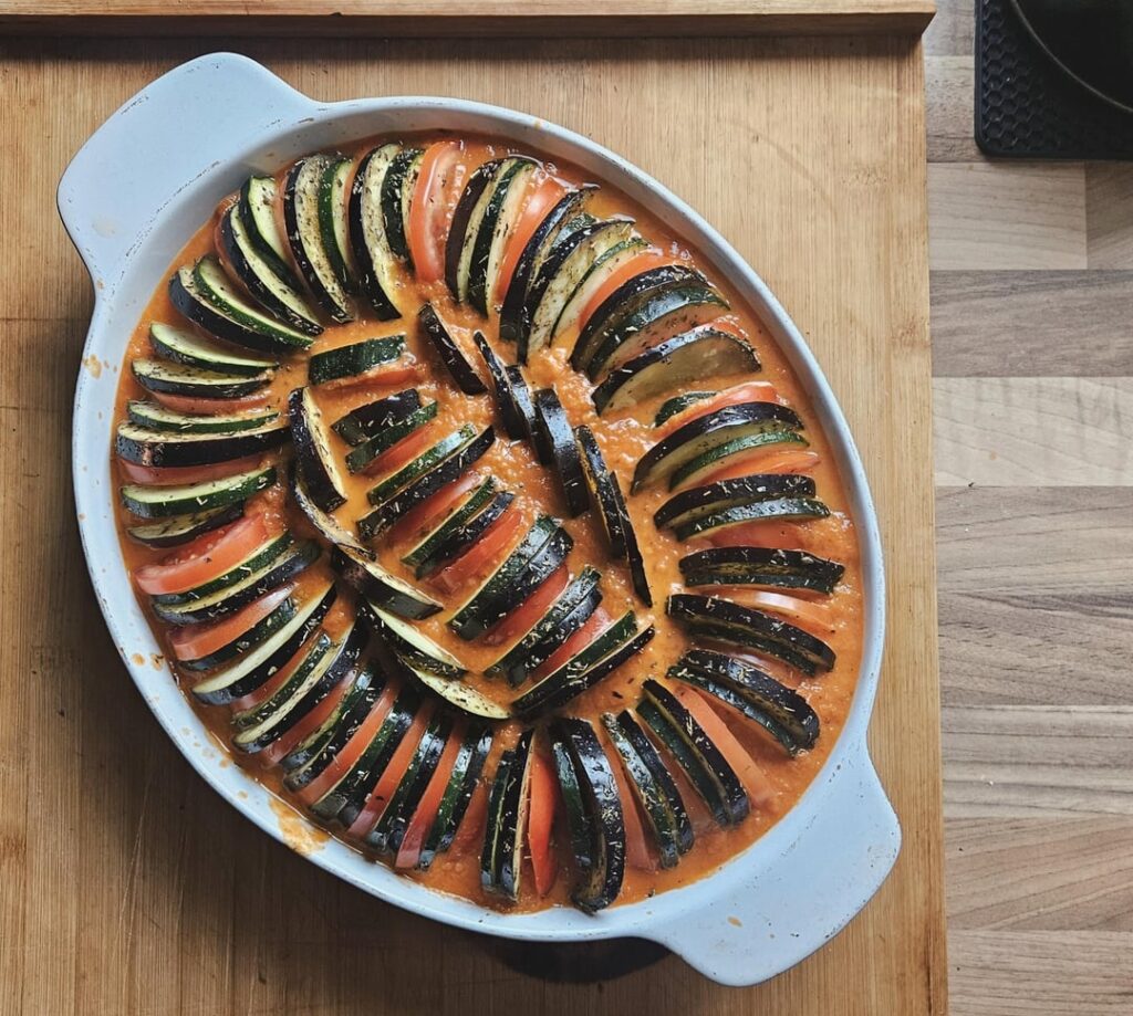 I made Ratatouille for Dinner.