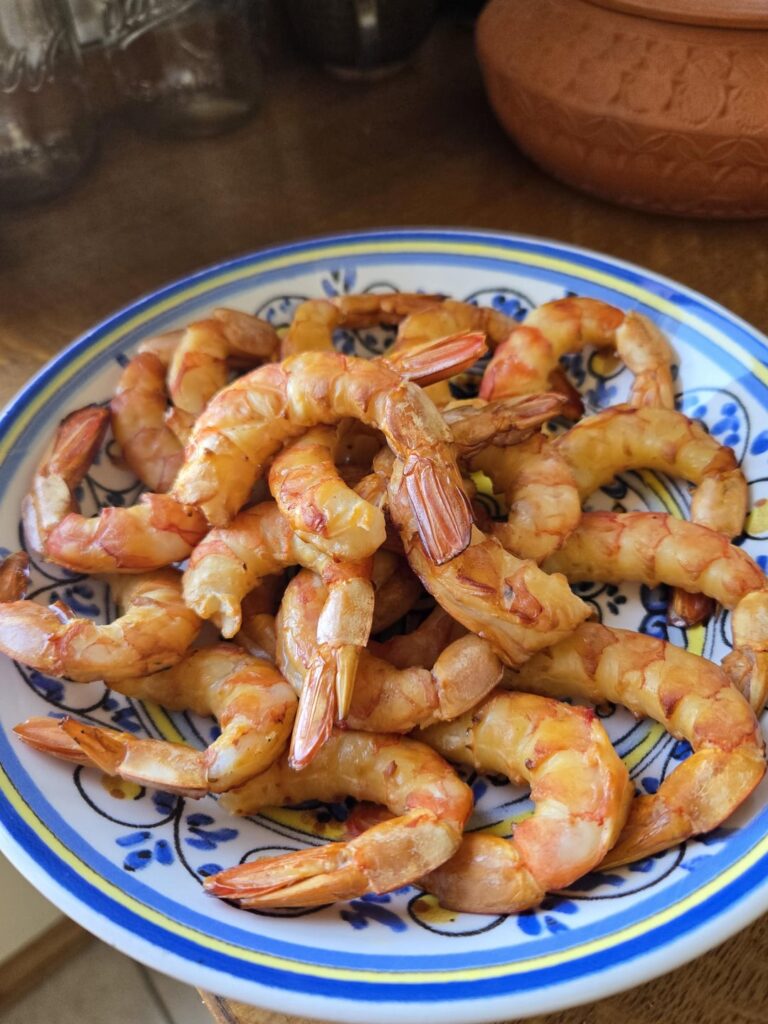 Smoked Shrimp on the Weber Kettle for the Midsommar