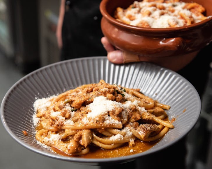 Pasta dishes at Birraz Ristobar