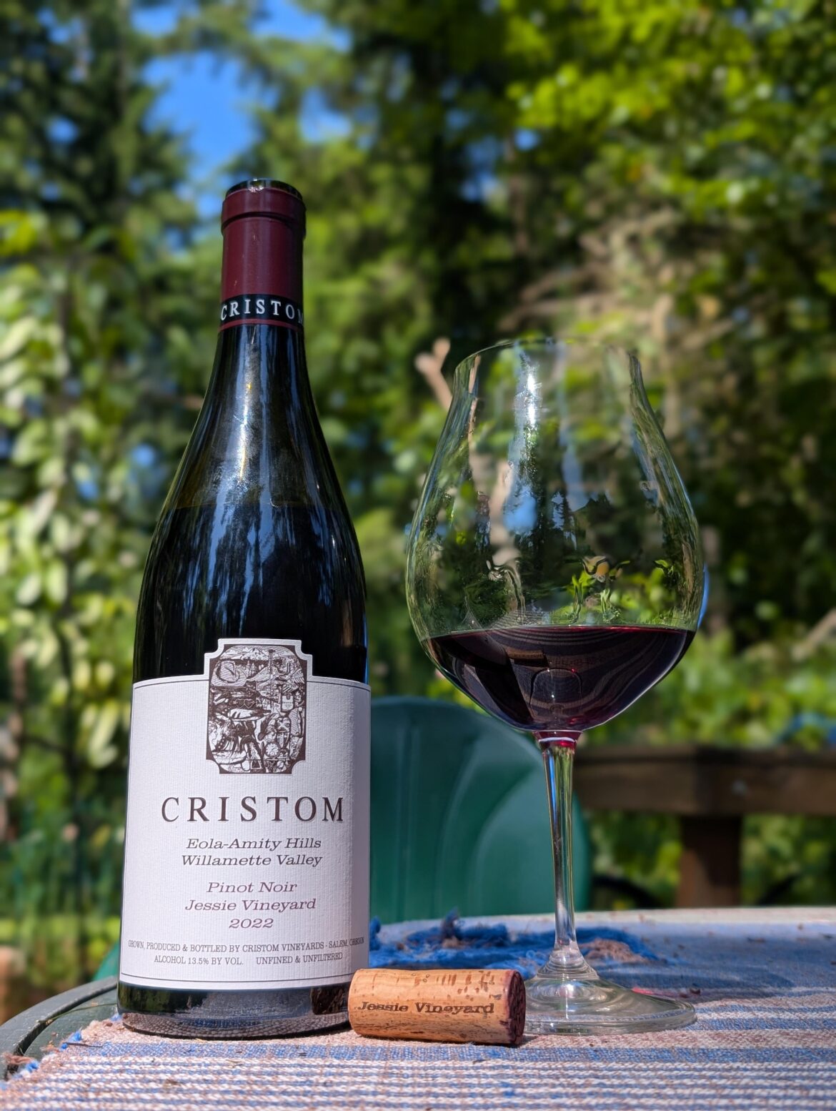 Cristom Pinot Noir, Jessie Vineyard (Eola-Amity Hills, OR) 2022