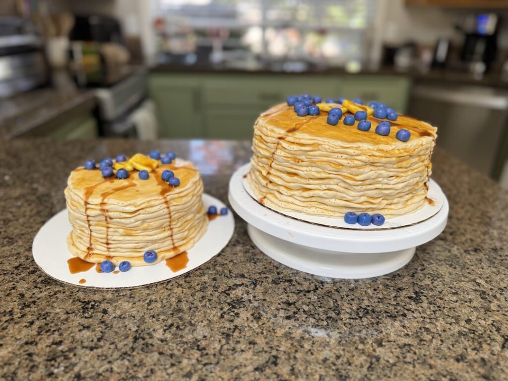 Inside the Pancake Cake