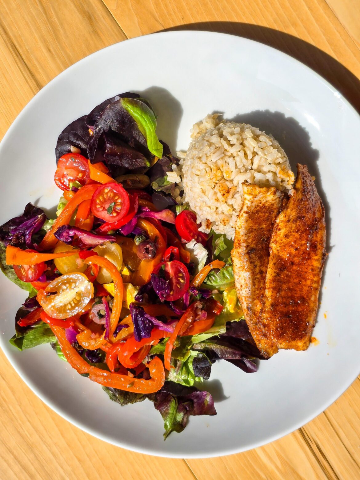 Blackened Fish Dinner