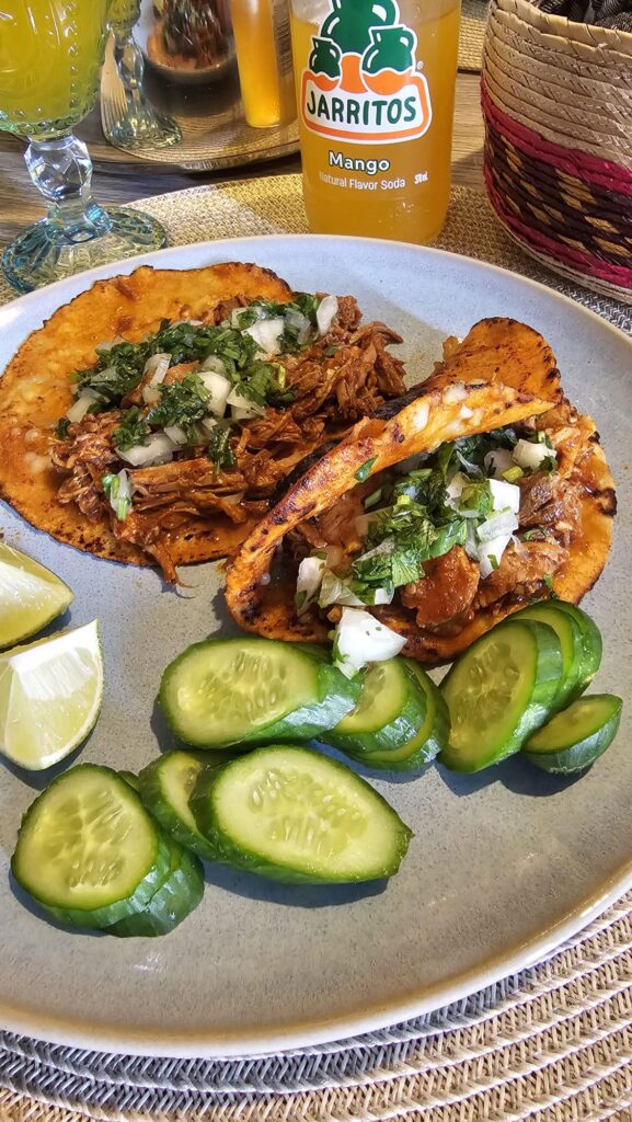 Made birria tacos