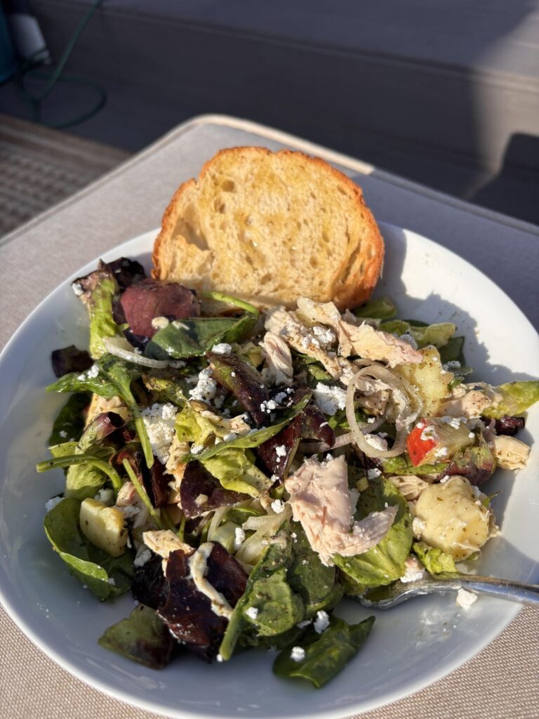 every time the weather gets hot, I live off this salad for a few days until I adjust lol