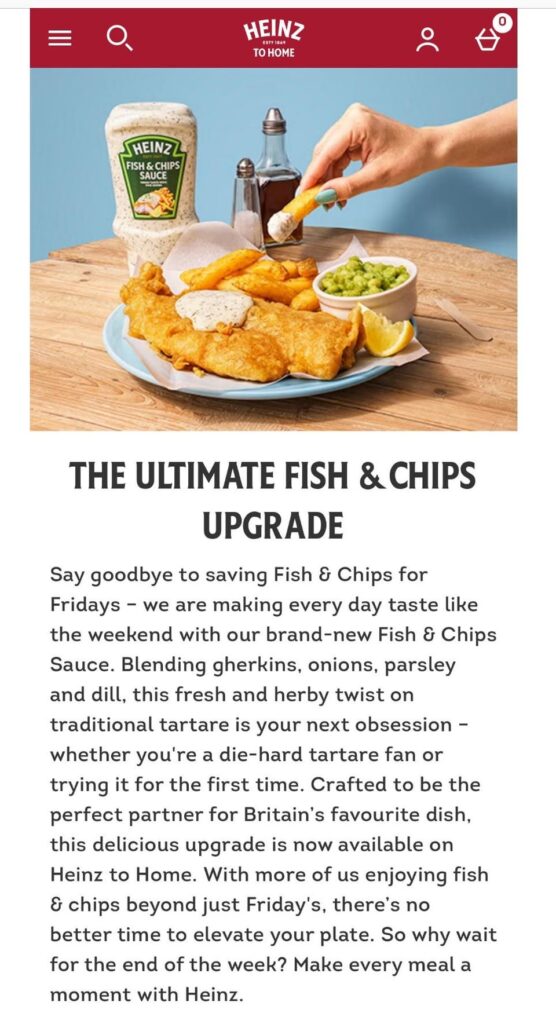 What do we think of this? Just got an email saying it’s a new sauce Heinz are launching.