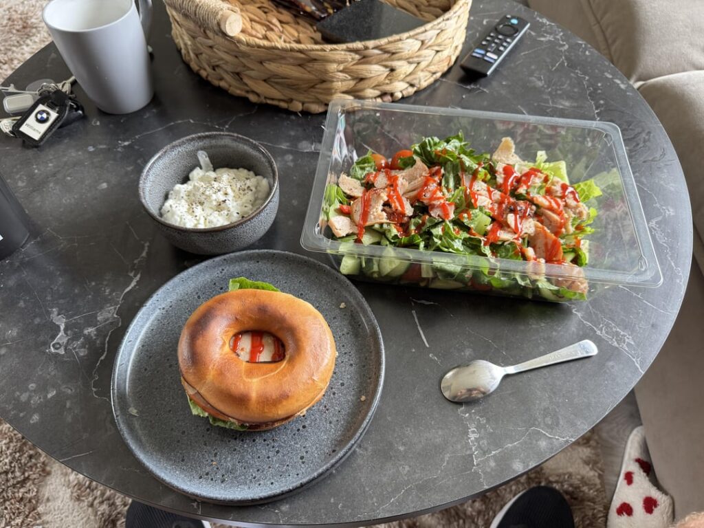 Lunch - 620 cals. 65g protein