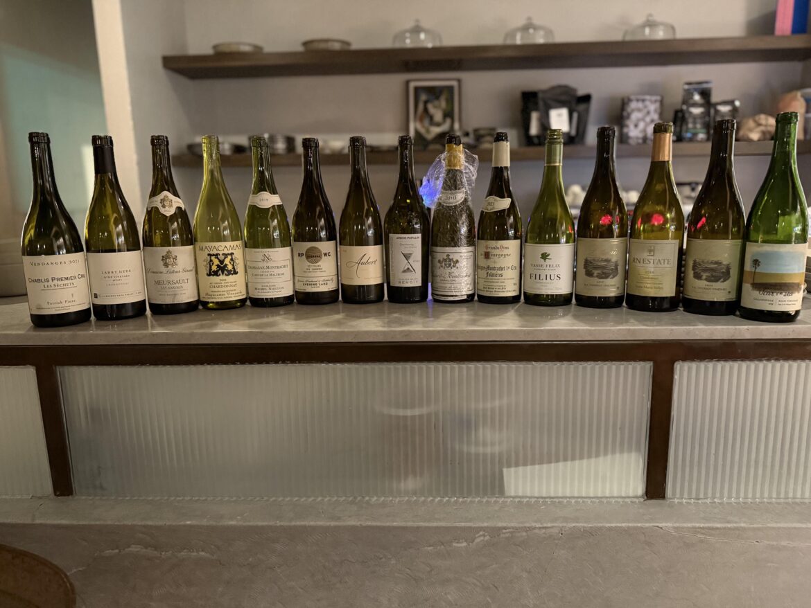 West LA Old vs. New World Chardonnay Blind Tasting