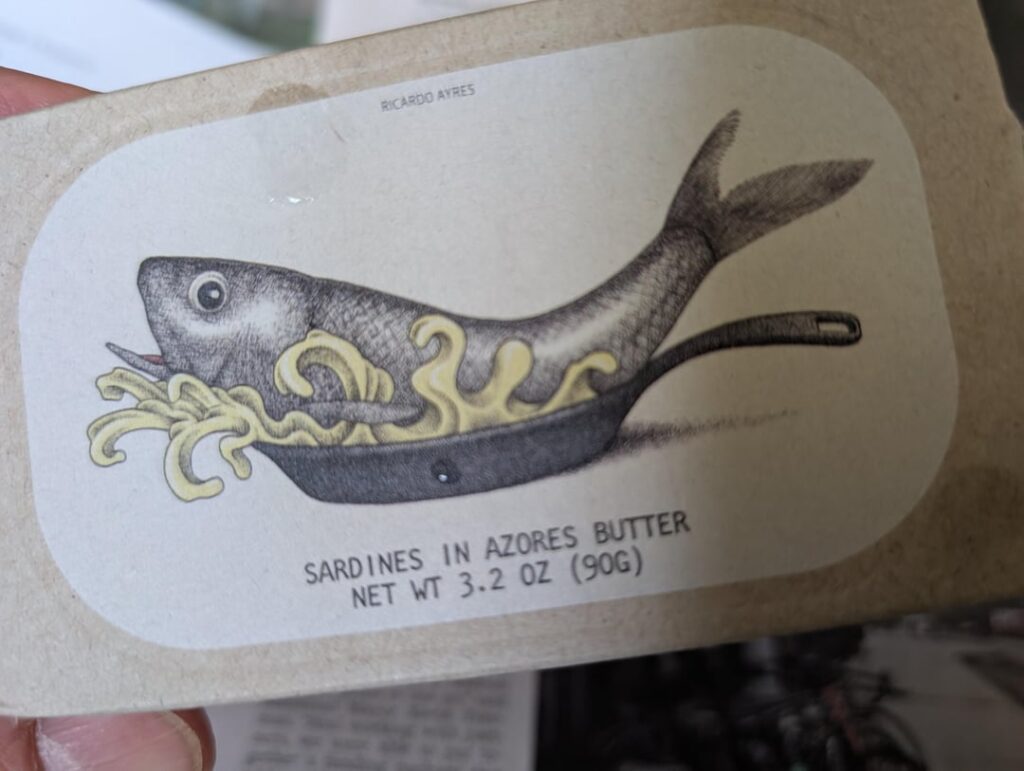 Sardines in Azores Butter OMG