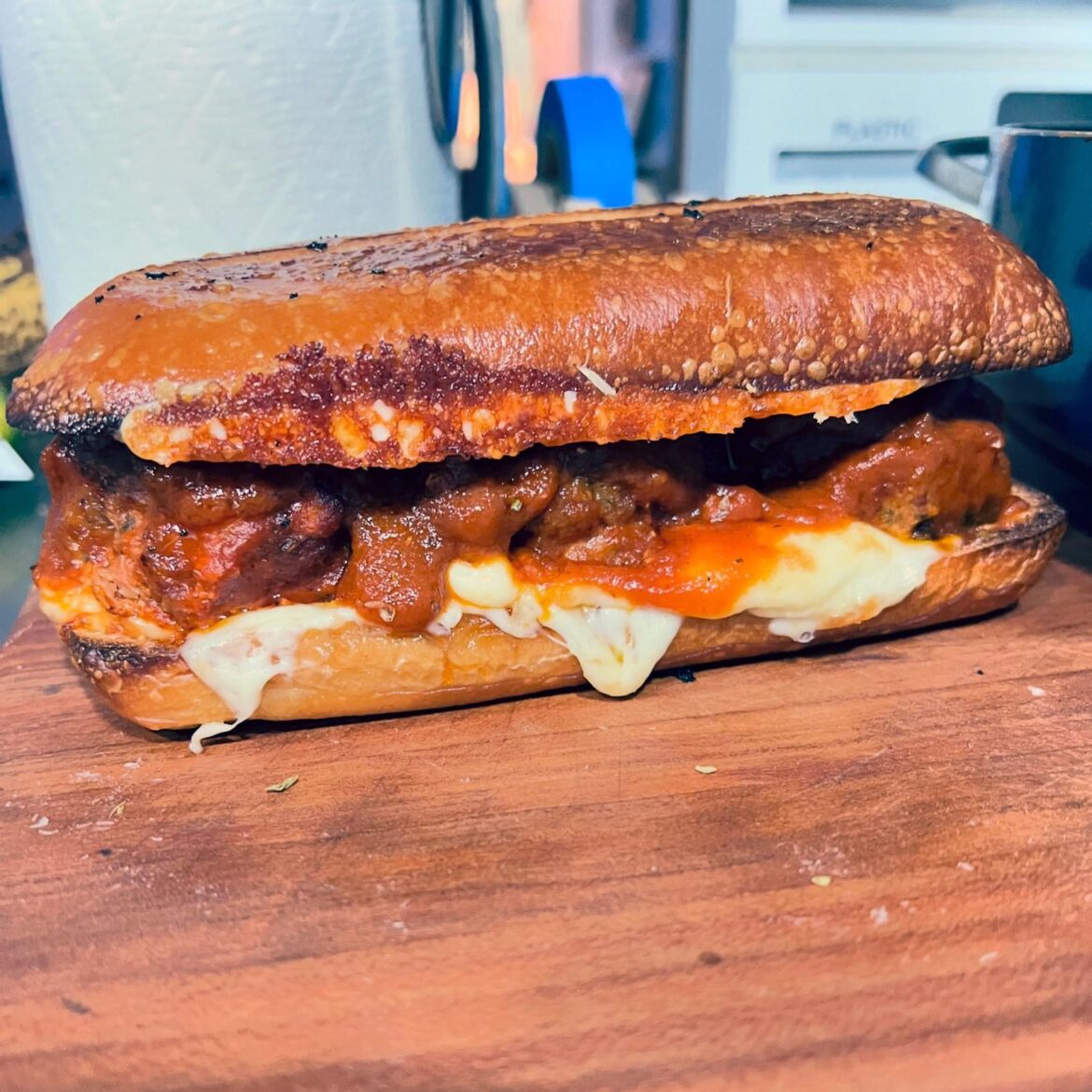 Went to Culinary School, but did nothing with it. Just recently started getting back into making my own meals from scratch. Starting with a Meatball Sub.