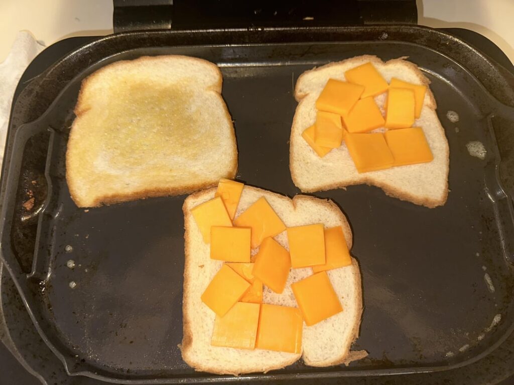 Triple decker - bread melt?