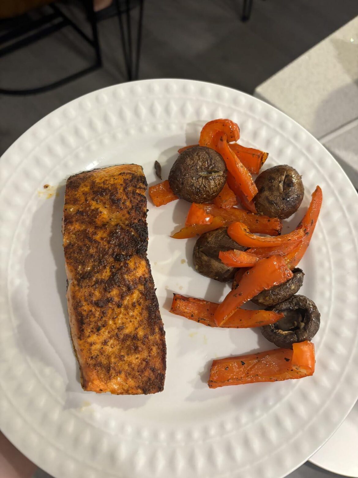 Dinner made by friends