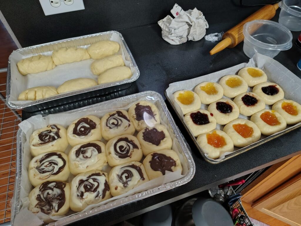 Made kolaches for work