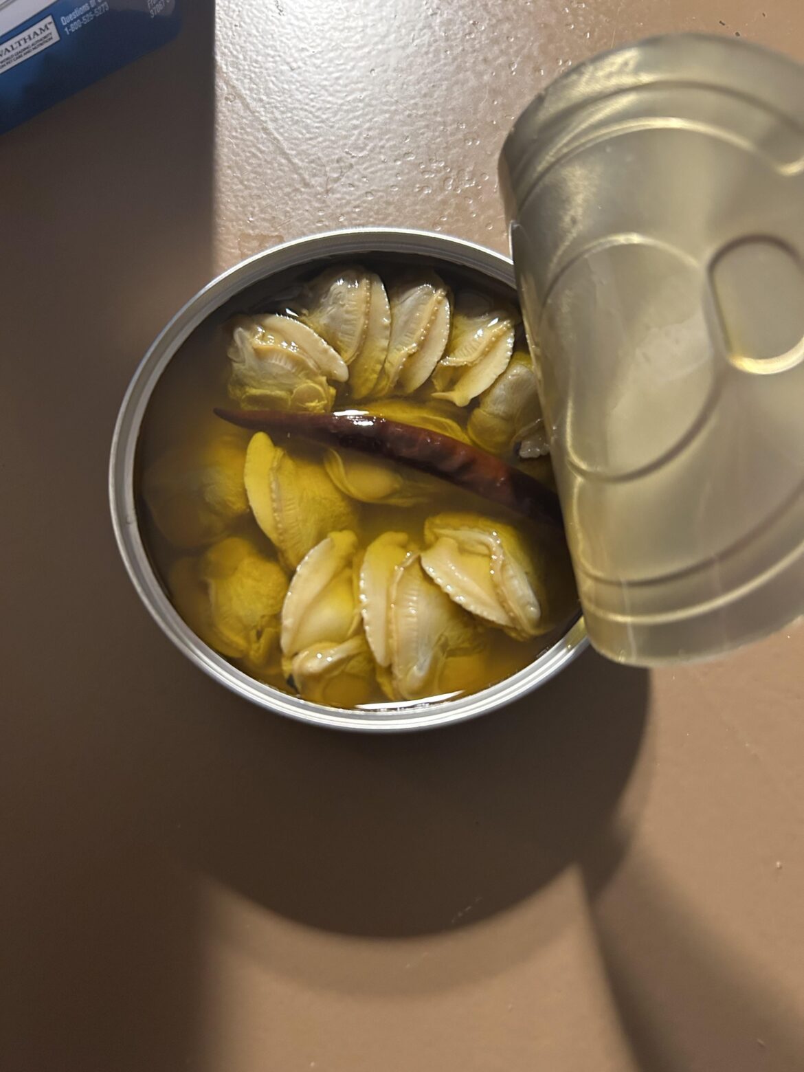 The clams have been opened