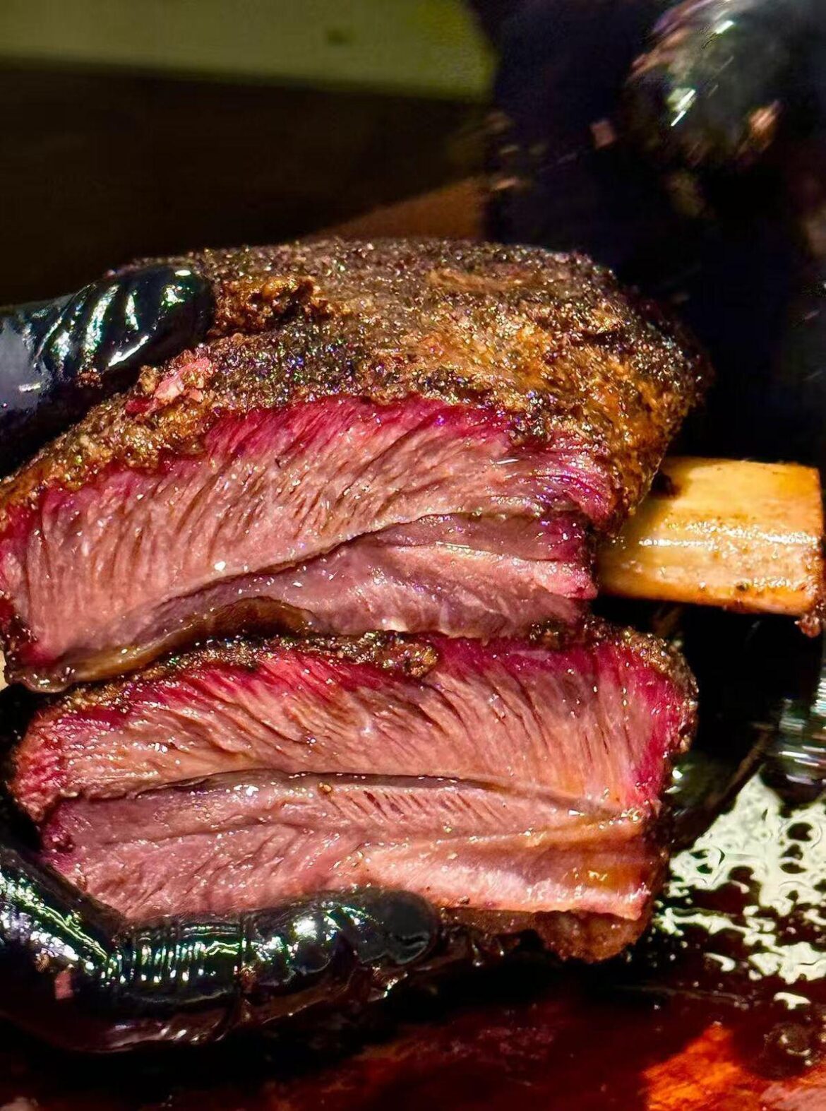 Pork ribs with Typhur sync dual. Guest loves it