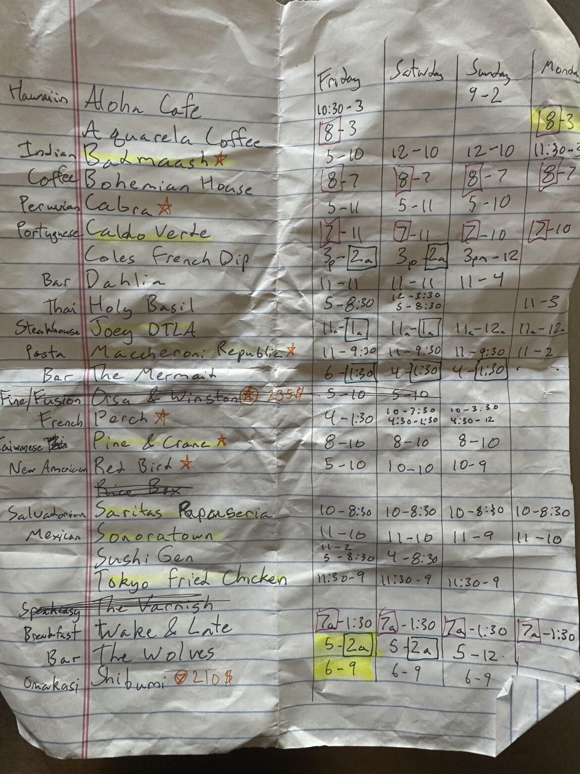 Visiting DTLA this weekend!